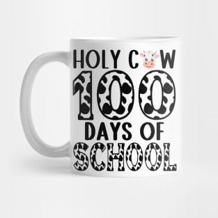 Holy Cow 100 Days Of School 100th Day Smarter Brighter Mug